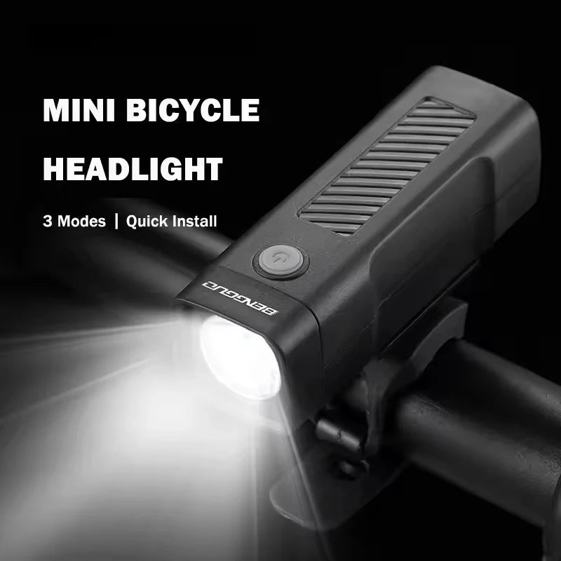 Bicycle Light Front Rechargeable Mountain Bicycle Lamp Bike Headlight Flashlight Qme