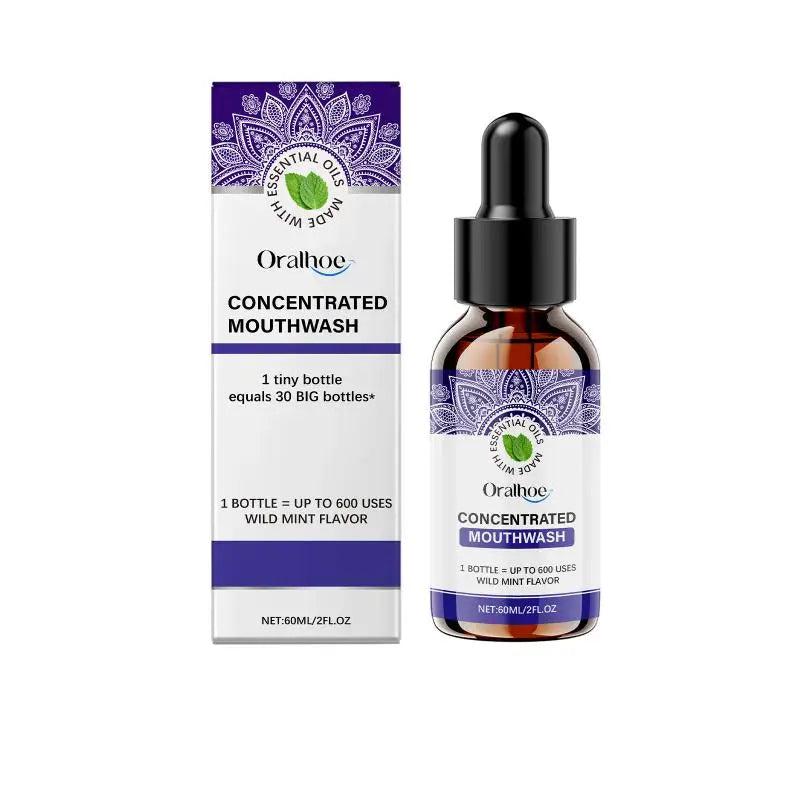 Oral Drop Mint Flavor Breath Refresher Repairs Gums Reduces Stain Qme