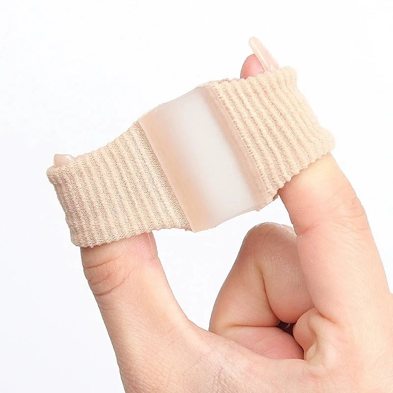 1/2/4pcs S/L Gel Bunion Toe Separator W/Fabric Lining for Big Toe Silicone Toe Spacers Protector for Overlapping Toe Qme