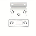 Magnetic Door Closer Cabinet Catch Latch Cupboard Ultra Thin Automatic Closer Lock Invisible Strong Door Stopper Wardrobe Qme Silvery