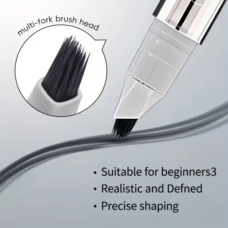 Precision Eyebrow Pen 2 Natural Shades Long-lasting Smudge-proof Qme