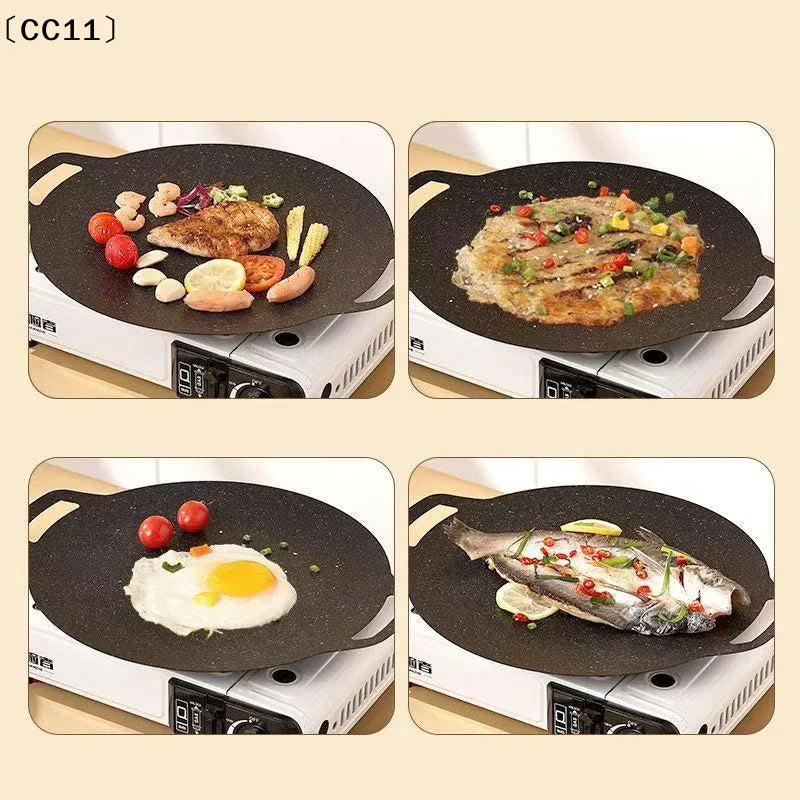 Kitchen Non-stick Pan 28 30 32 34 Korean Maifan Stone BBQ Grill Qme