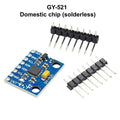 MPU6050 GY-521 3-Axis Gyroscope Accelerometer 6DOF Sensor Module Qme GY 521 China chip