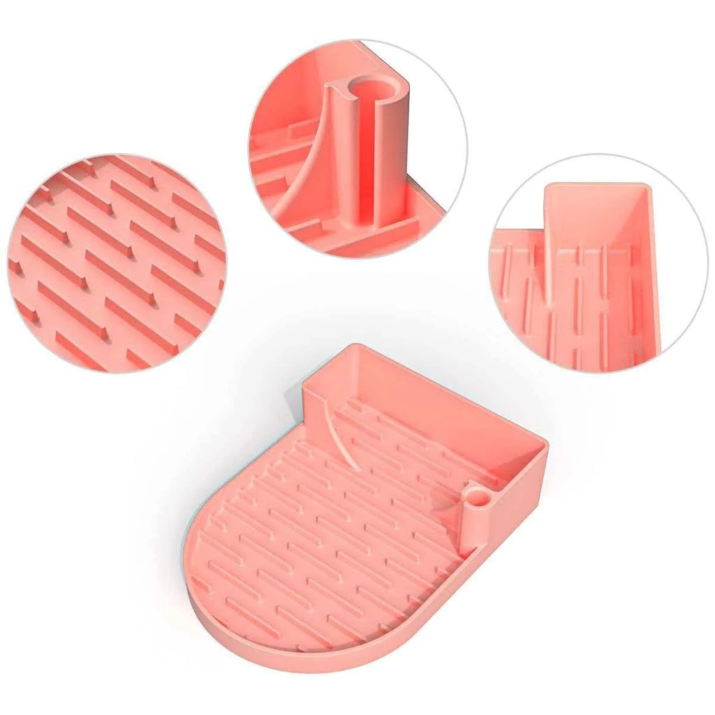 1 Silicone Drain Cup Holder Household Water Drying Pad Qme