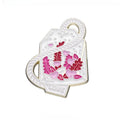 Cartoon Box Enamel Pin Creative Pink Leaf Heart Design Brooches For Shirt Hat Lapel Metal Badges Jewelry Gift Wholesale Qme style 1