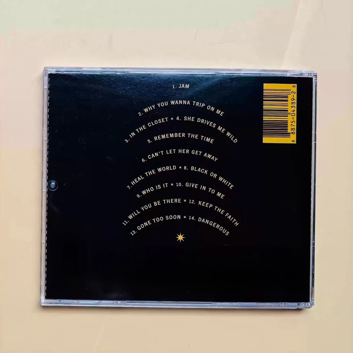 Classic Pop Dance CD, Featuring Tracks Including Black or White , Conveying Stage-Level Music Tension and Humanistic Care Qme