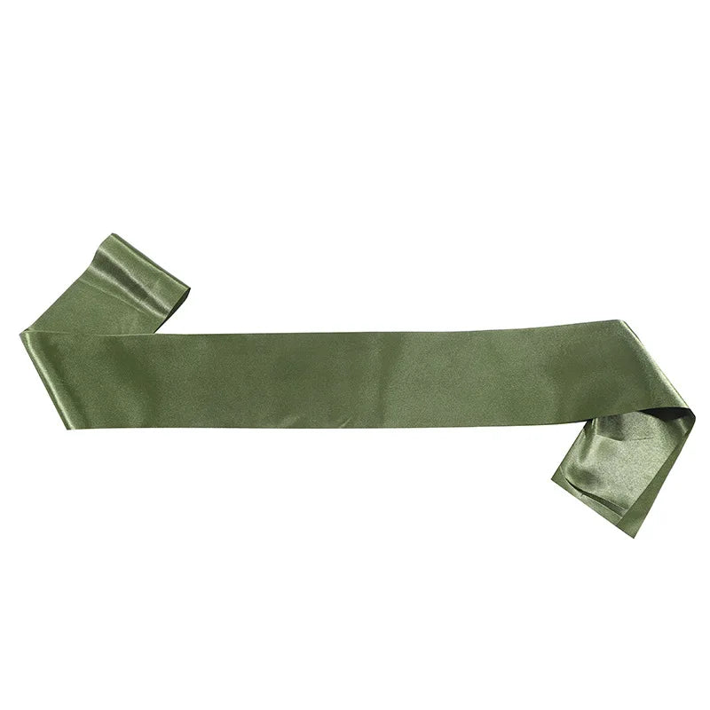 Blank Satin Sash Plain Party Event Diy Own Wedding Bachelorette Qme CL-7 One Size