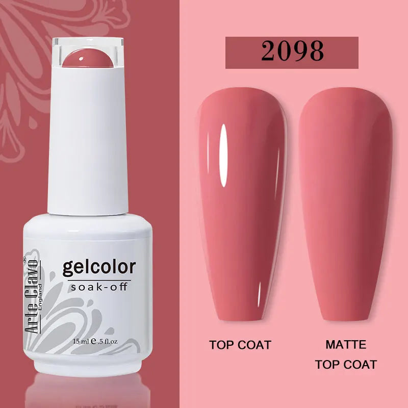 Arte Clavo Red Series Nail Polish Party Colors Gel Varnishes All
