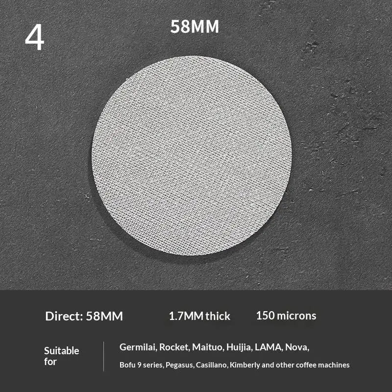 51 53 Reusable Coffee Puck Screen 316 Stainless Steel Double Layer Qme 4