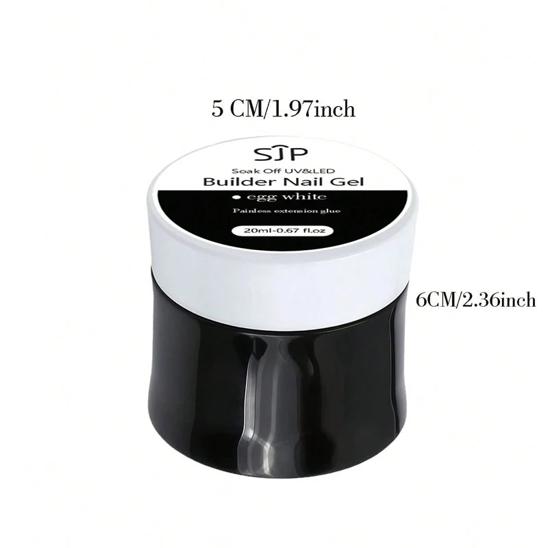 Painless Leveling Extending Nail Gel UV DIY Art Charm Suitable Salons Qme