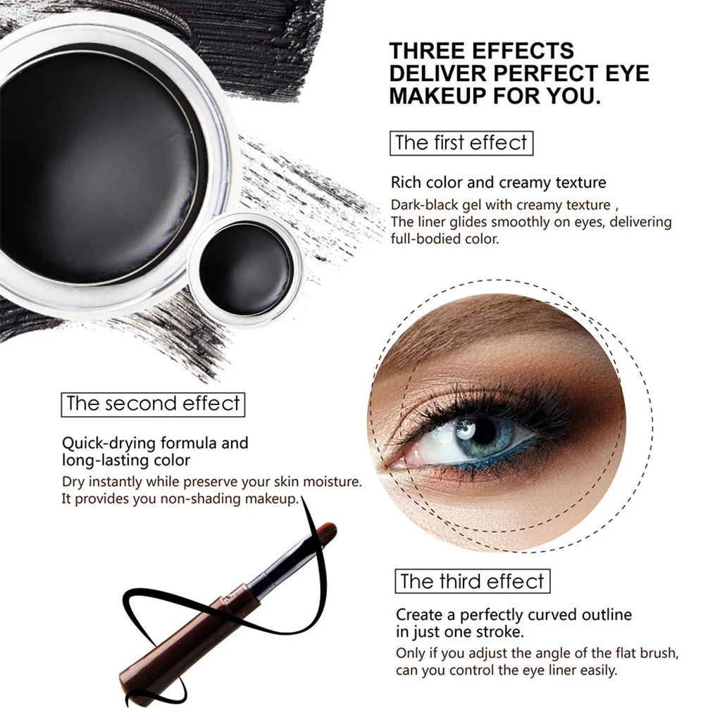 Eyebrow Cream Waterproof Smudge proof Long-lasting Eyebrow Pomade Highly Tint For Eyebrow Makeup Eye Liner Cream Cosmetics Qme