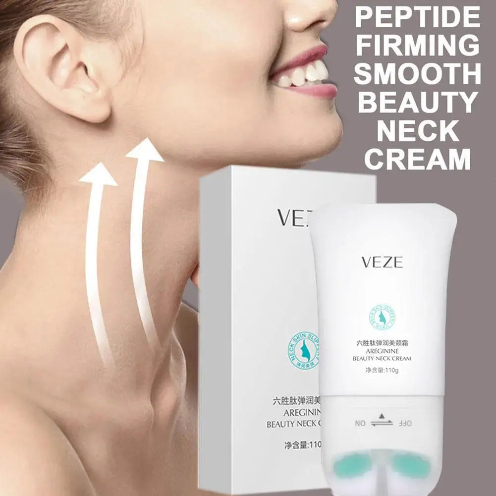 Neck Wrinkle Cream Massage Roller Applicator Whitening Firming Qme