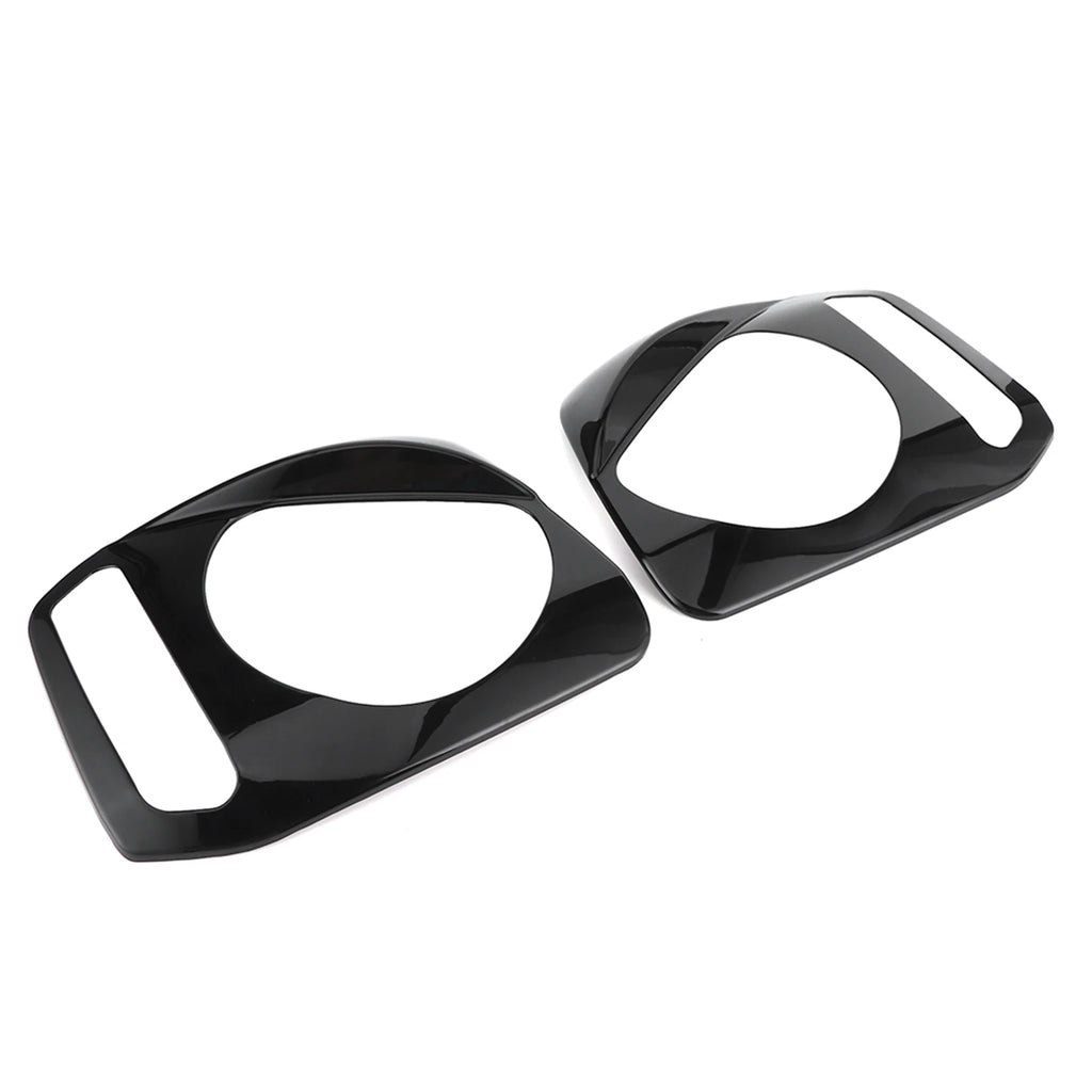 Car Front Headlight Cover Headlamp Trim Decor Fit for Jimny 2007‑ 2017 Front Lamp Decor Head Light Cover Trim Qme
