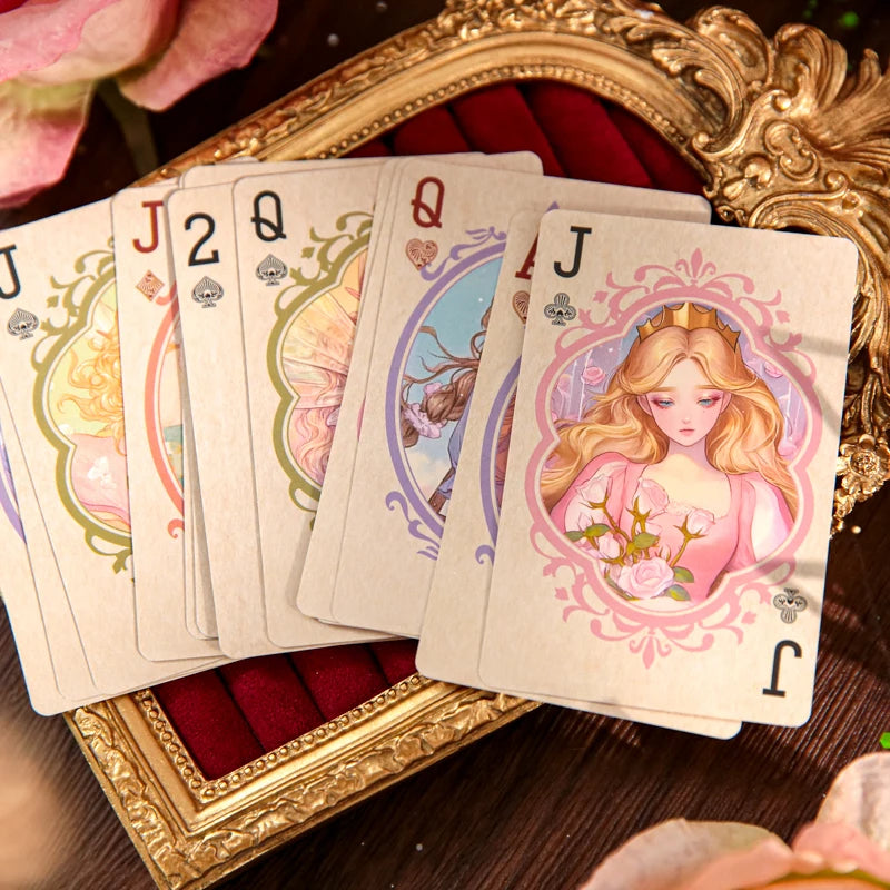 Elf Fairy Tale Retro Playing Cards, Dreamy Decorative Cards, Ideal for Card Collectors, Dual Use for Collection and Entertainmen Qme