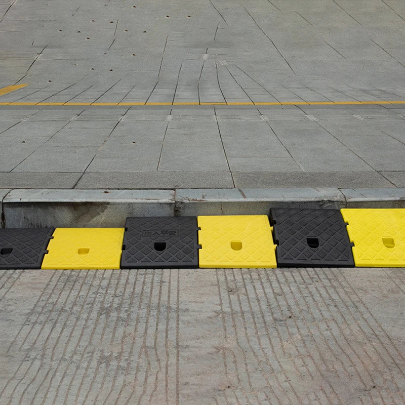 Plastic Kerb Ramp Non-slip Threshold 30 40 Height Cars Bicycles Qme
