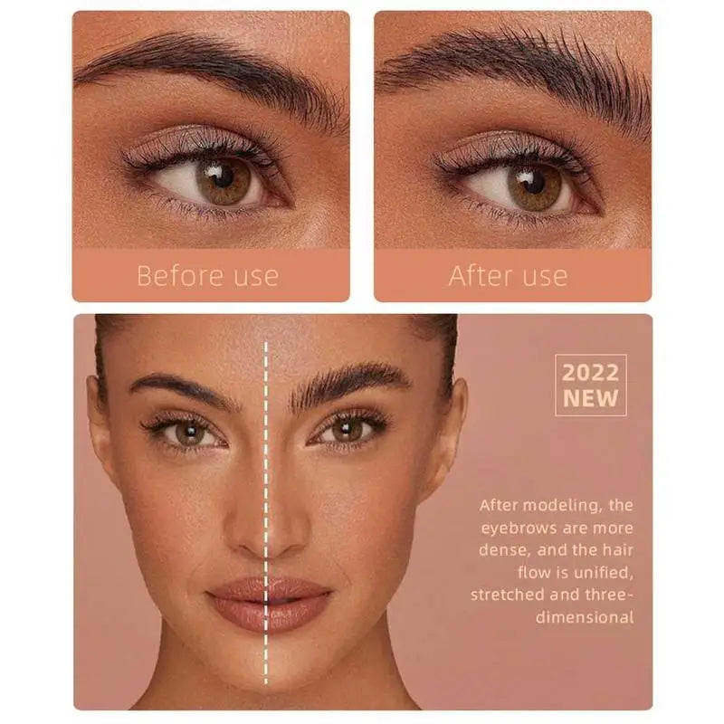 Long Lasting Eyebrow Shaping Wax Clear Styling Glue Brush Women Qme
