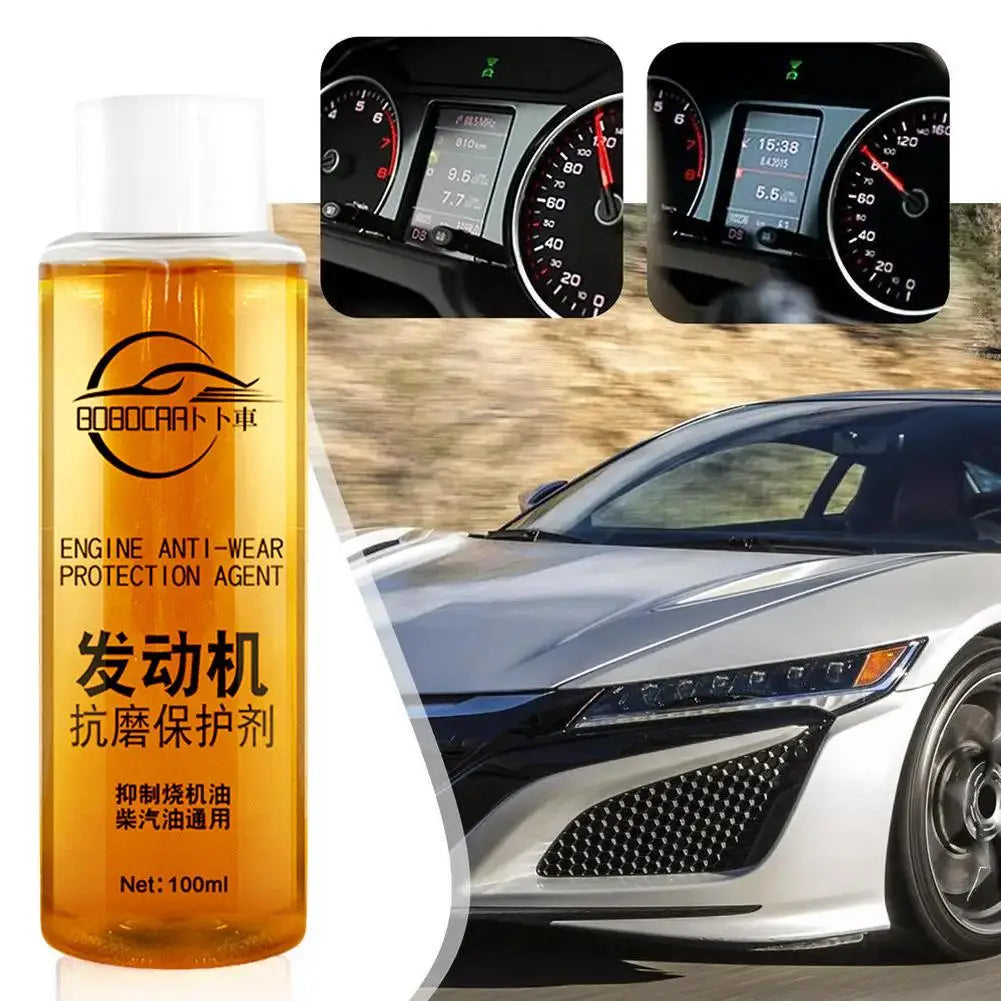 Engine Anti-Wear Protective Agent Noise Reduction Jitter Engine Cylinder Repair Agent Additive Oil Liquid Additive Car Supplies Qme
