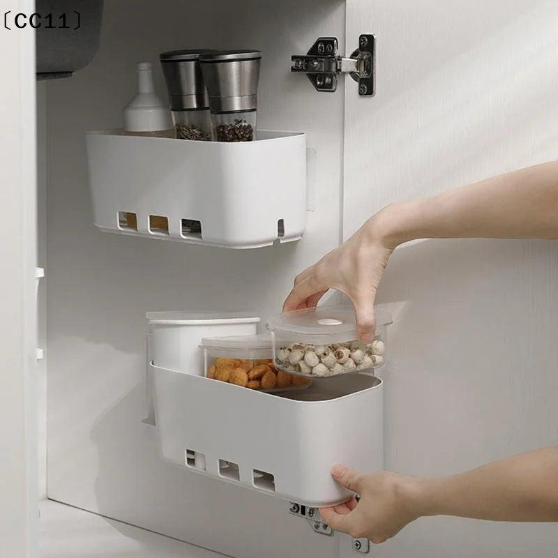 Drawer-style Cabinet Storage Rack Under Kitchen Sink Spice Household Qme Default Title