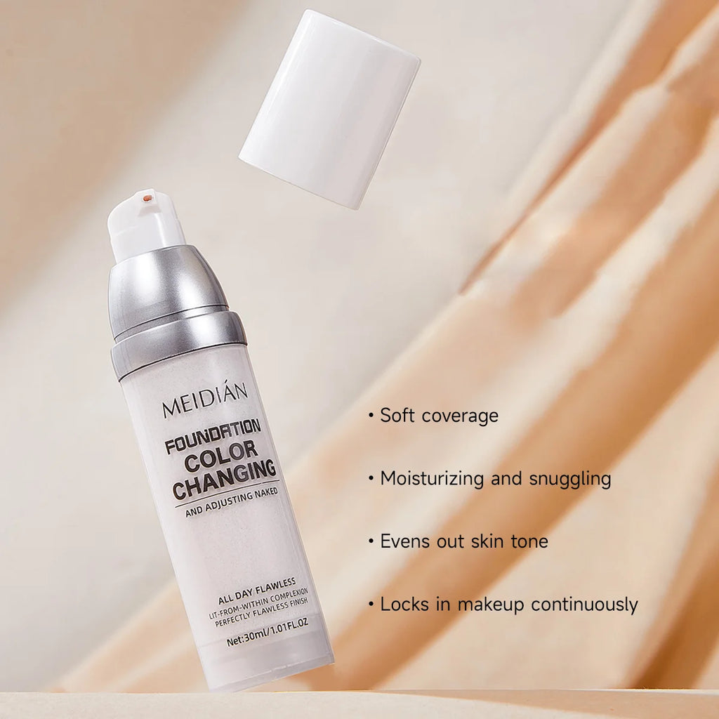 Liquid Foundation Moisturizing Fitting Fine Texture Long-lasting Qme