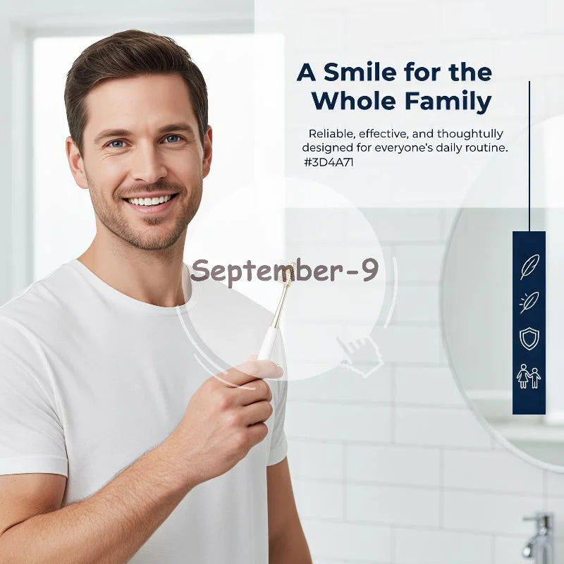 Soft Bristle Toothbrushes Anti-slip Handle Gentle Gum Care Deep Clean Qme Default Title