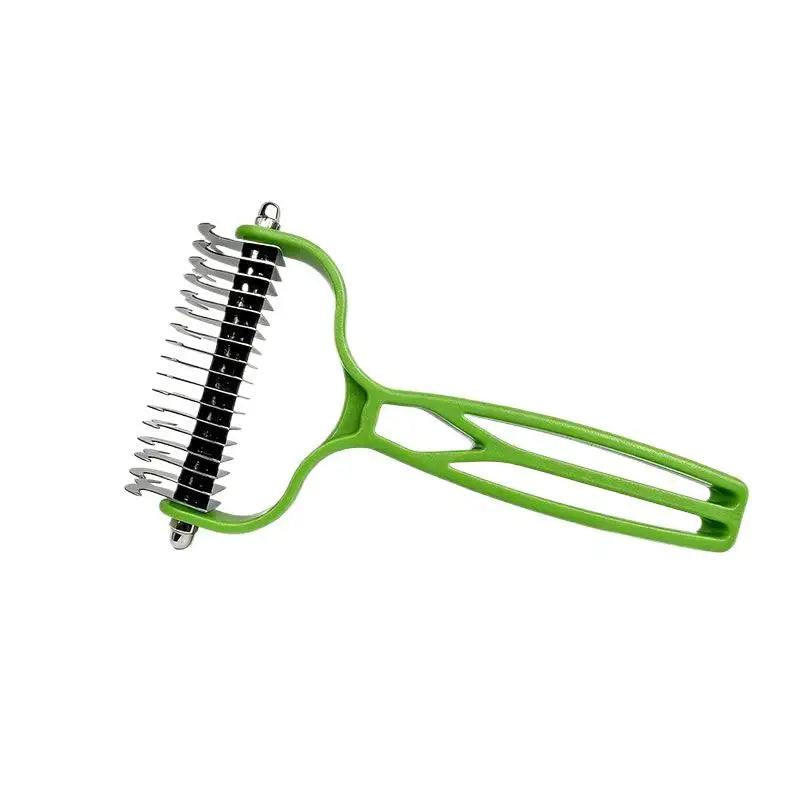 Pet Knot Removing Comb Double Sided Stainless Steel Hair Remover Dog Qme