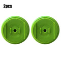 2Pcs Blade Bases Lithium Battery Lawn Mower Replacement Accessories For Electric Cordless Grass Trimmer Strimmer Tool Qme Green