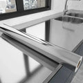 Stainless Steel Metal Waterproof Brushed Silver Wall Sticker Kitchen Qme 1 40cmX5m