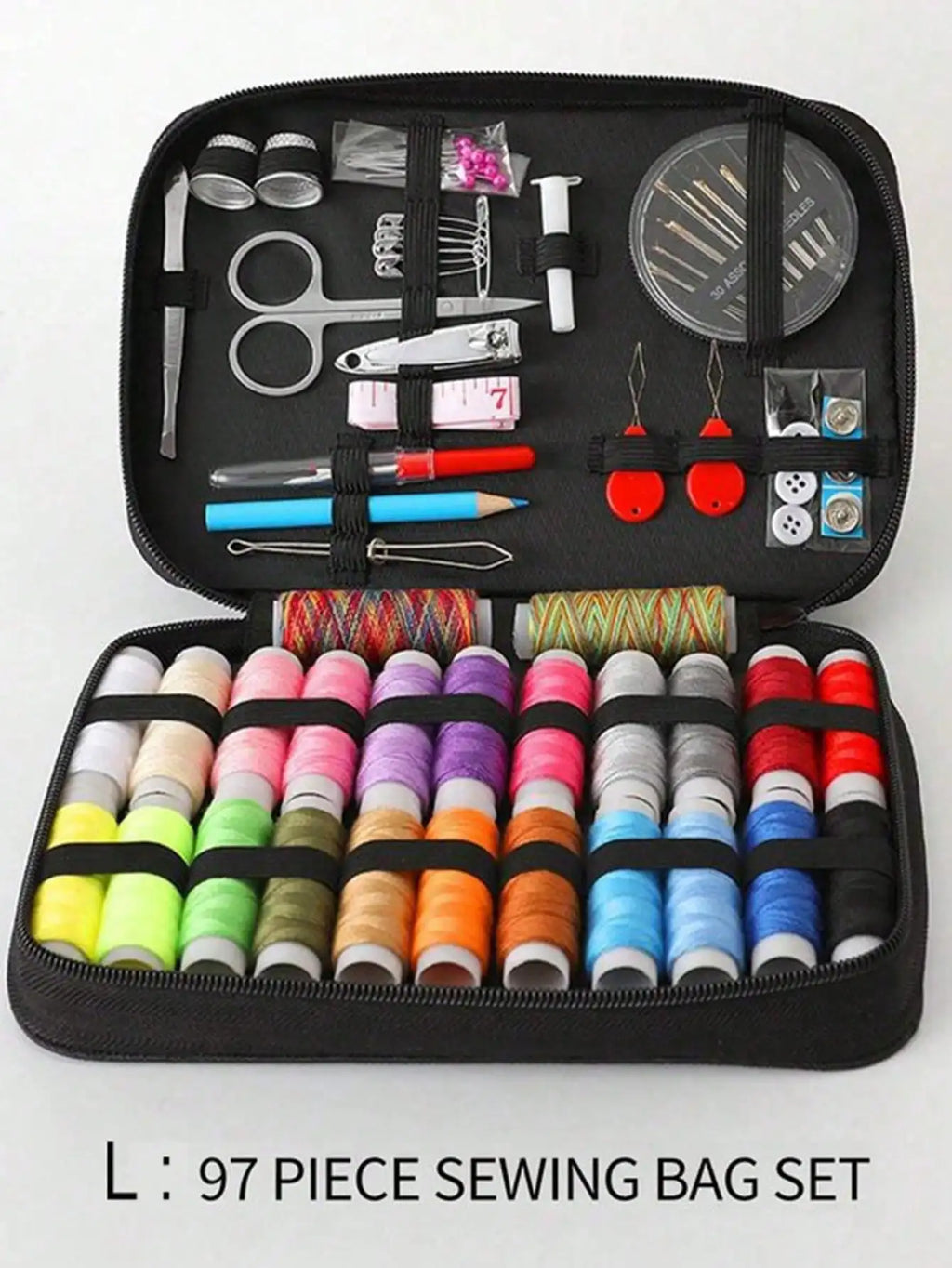 Portable Sewing Household Tools Thread Box Patching Needle Threader Qme
