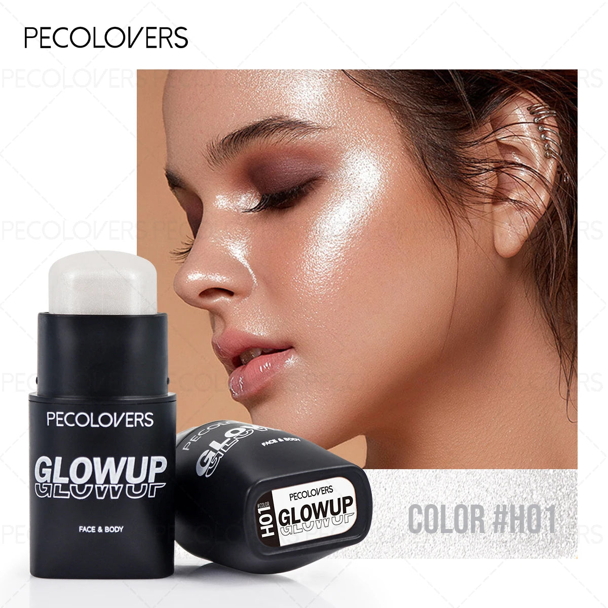 Waterproof Face Highlight Stick Long-lasting Natural Finish All Skins Qme H01