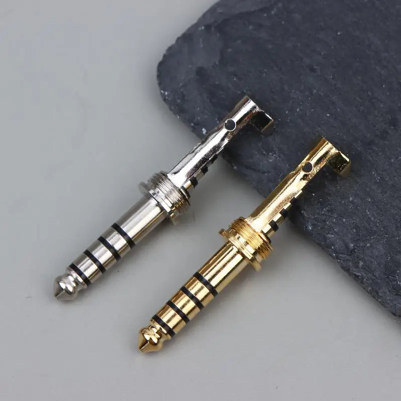 HIFI Copper Rhodium Plated 5Pole Balanced Audio Plug Clip Personal Qme