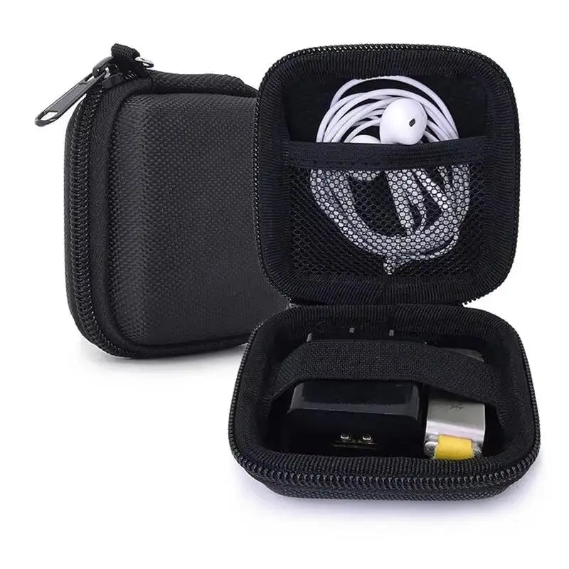 Mini Portable EVA Storage Bag Pouch Carrying Zipper Earphone Case Qme