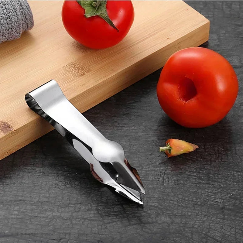Stainless Steel Pineapple Slicer Corers Cutter Strawberry Huller Fruit Peeler Potato Tomato Corer Clips Kitchen Knife Gadgets Qme