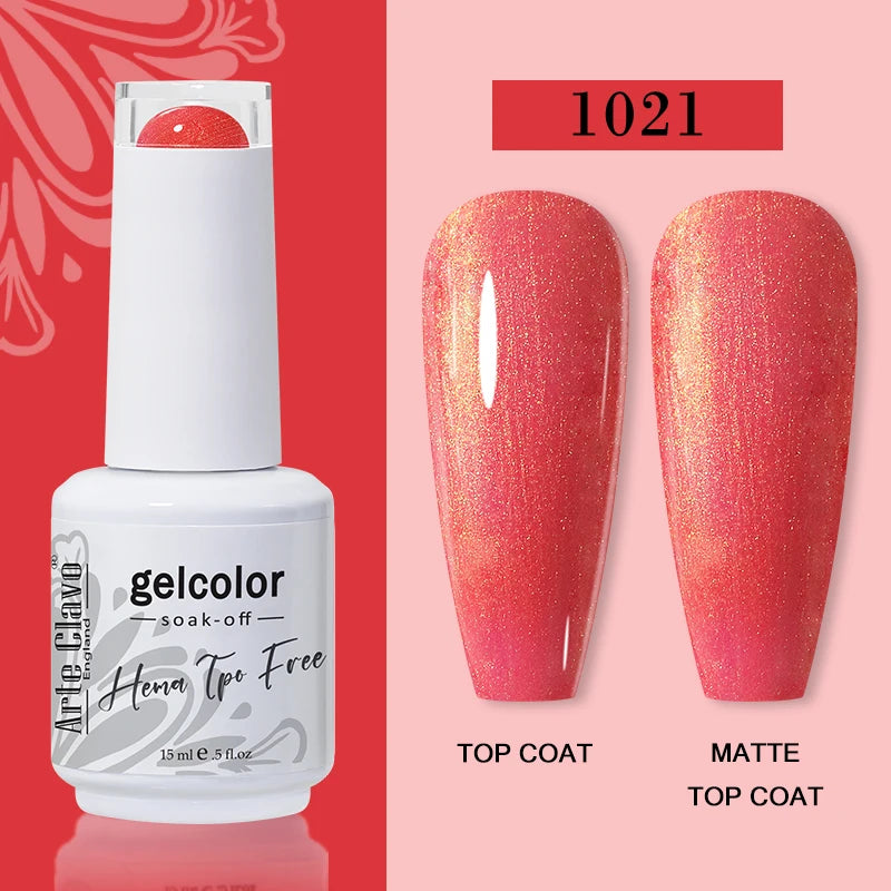 Arte Clavo HEMA TPO Soak Off UV LED Nail Gel Polish 108 Colors Qme