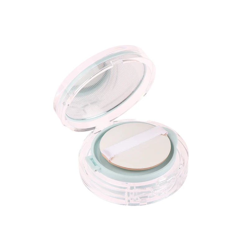 Reusable Air-cushion Puff Compact Portable Cosmetic Case Powder Qme