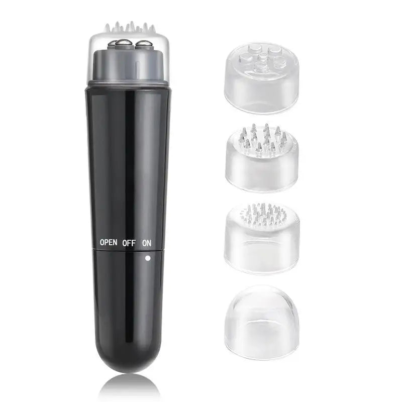 1 Electric Facial Massager Relax Eye Dark Circles Micro Vibration Qme Black