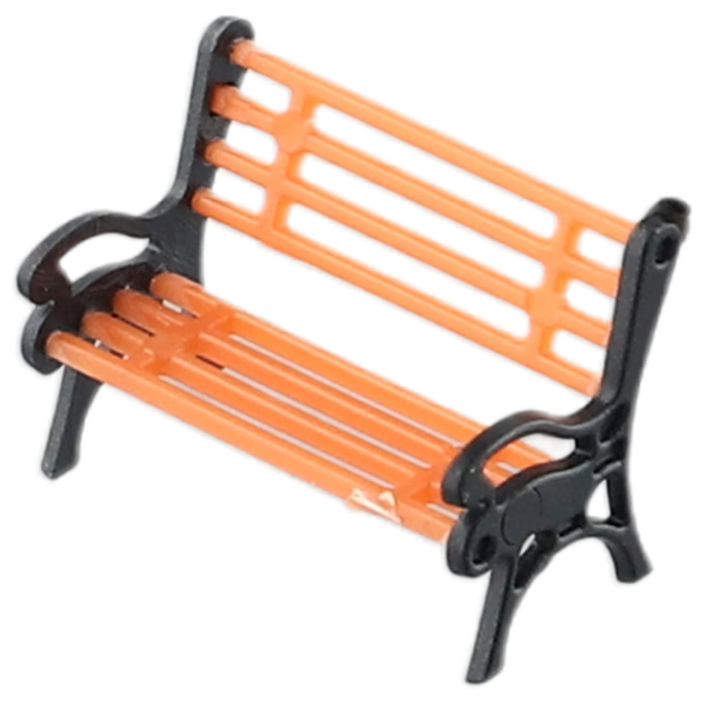 10Pcs 1:87 HO Scale Model Train Bench Chairs Settee Street Park Railway Layout Plastic Crafts Home Decoration Children Toys Qme