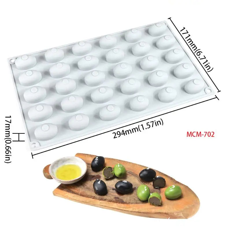 Chestnut Raspberry Peanut Mushroom Silicone Mold Fondant Cake DIY