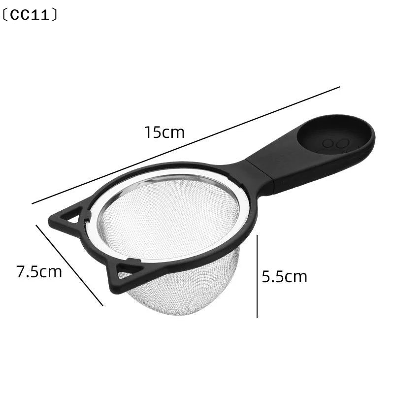 Fine Mesh Strainer Handle Nylon Ultra Handheld Kitchen Sieve Small Qme