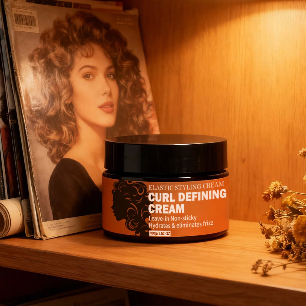 Hair Curly Cream Enhancer Moisturizing Frizz Styling Wavy Wigs Qme