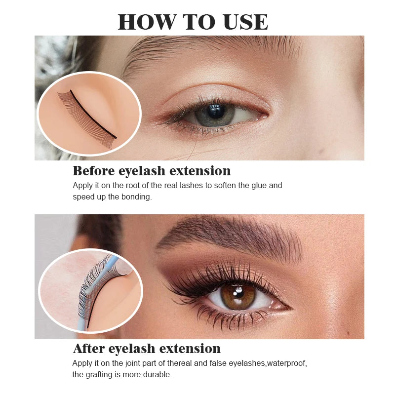 NATUHANA Bonder Eyelash Extensions Quick Drying Lash Adhesive Sealer Qme