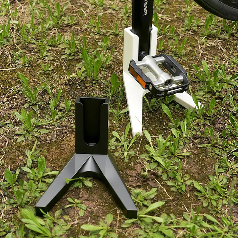 Outdoor Portable Bicycle Road Bike Support Stand Posing Magic Tool Qme