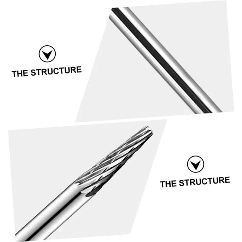 A02F-3-Piece Bead Polishing Drill Rod, Steel Construction With Cylindrical Grind And Fixed Needles Qme