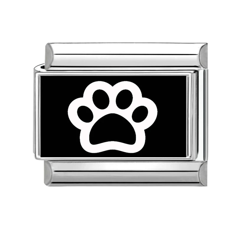2026 Wholesale Cute LOVE Black Series Charm Bracelet Fit Stainless
