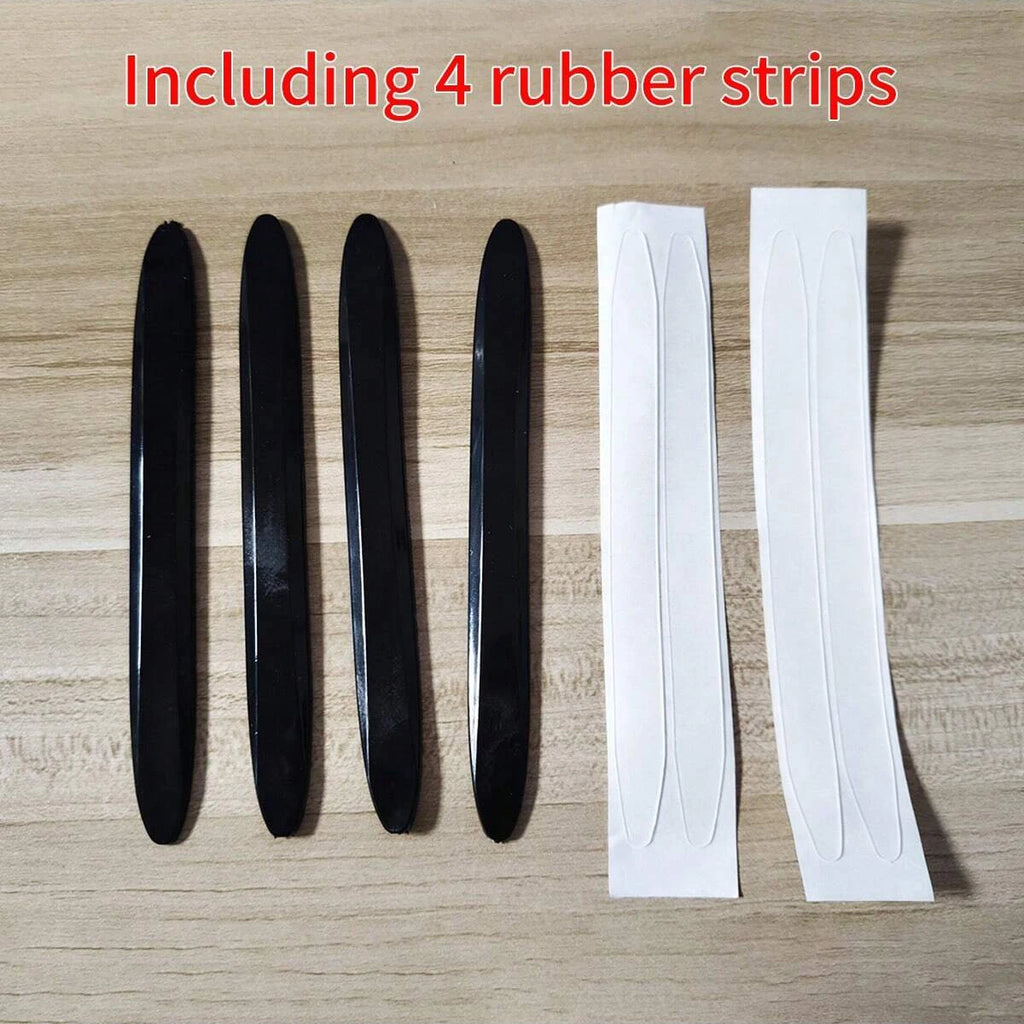 Car Anti-collision Strips Scratch Resistant Self-adhesive Stickers Qme black