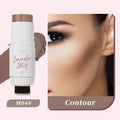Double Head Highlighter Stick Natural Waterproof Silky Smooth Stereoscopic Nose Shadow Concealer Makeup Qme 9509-4