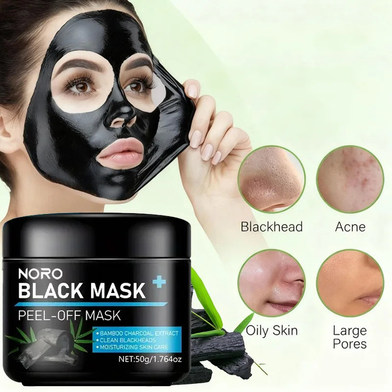 Bamboo Charcoal Tear Facial Mask Clean Blackheads Moisturize Lock Qme