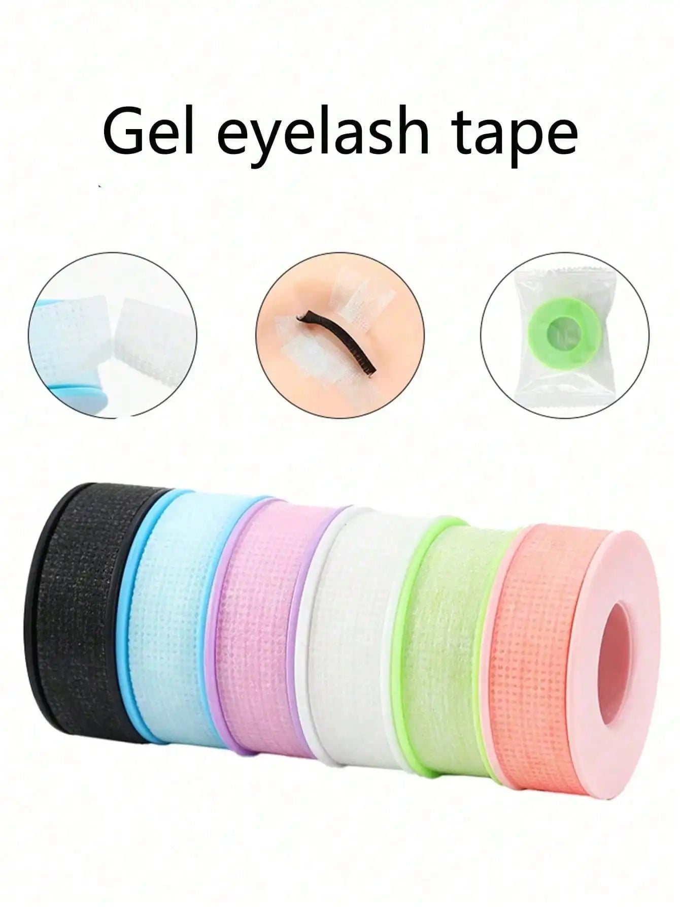 Eyelash Isolation Tape Nonwoven Silicone Small Individual Packaging Qme