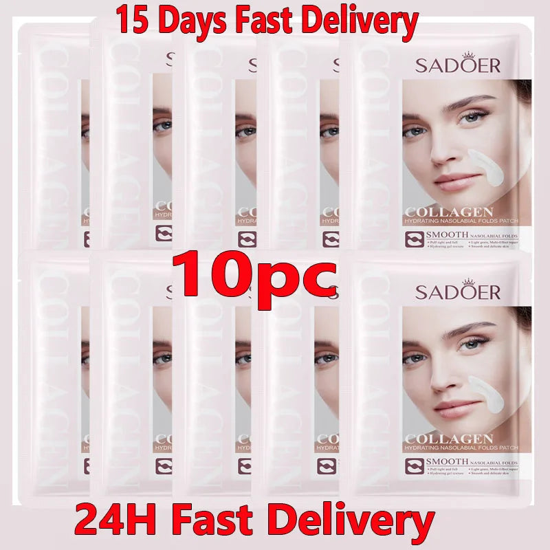 Firming Fine Lines Hydrocrystaline Patch Lifting Sagging Facial Skin Deep Nourishing Facial Mask Korean Facial Care Product Qme 10pc