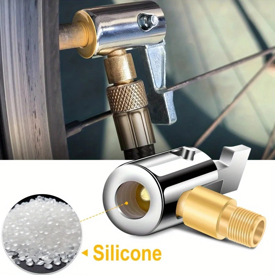 Car Tire Inflator Nozzle Quick Connect Air Chuck For Tire Pump Qme