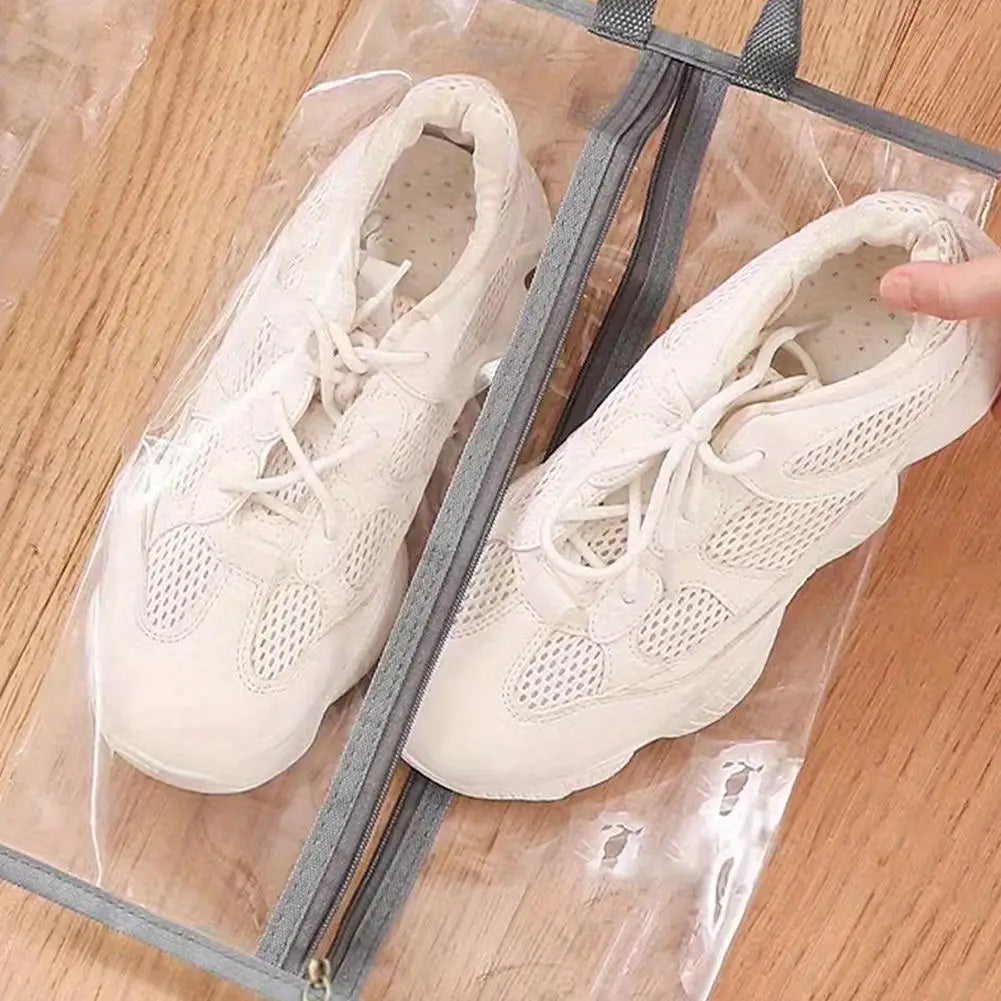 Shoe Storage Bag Zipper Closure Travel Shoes Men Women Breathable Qme